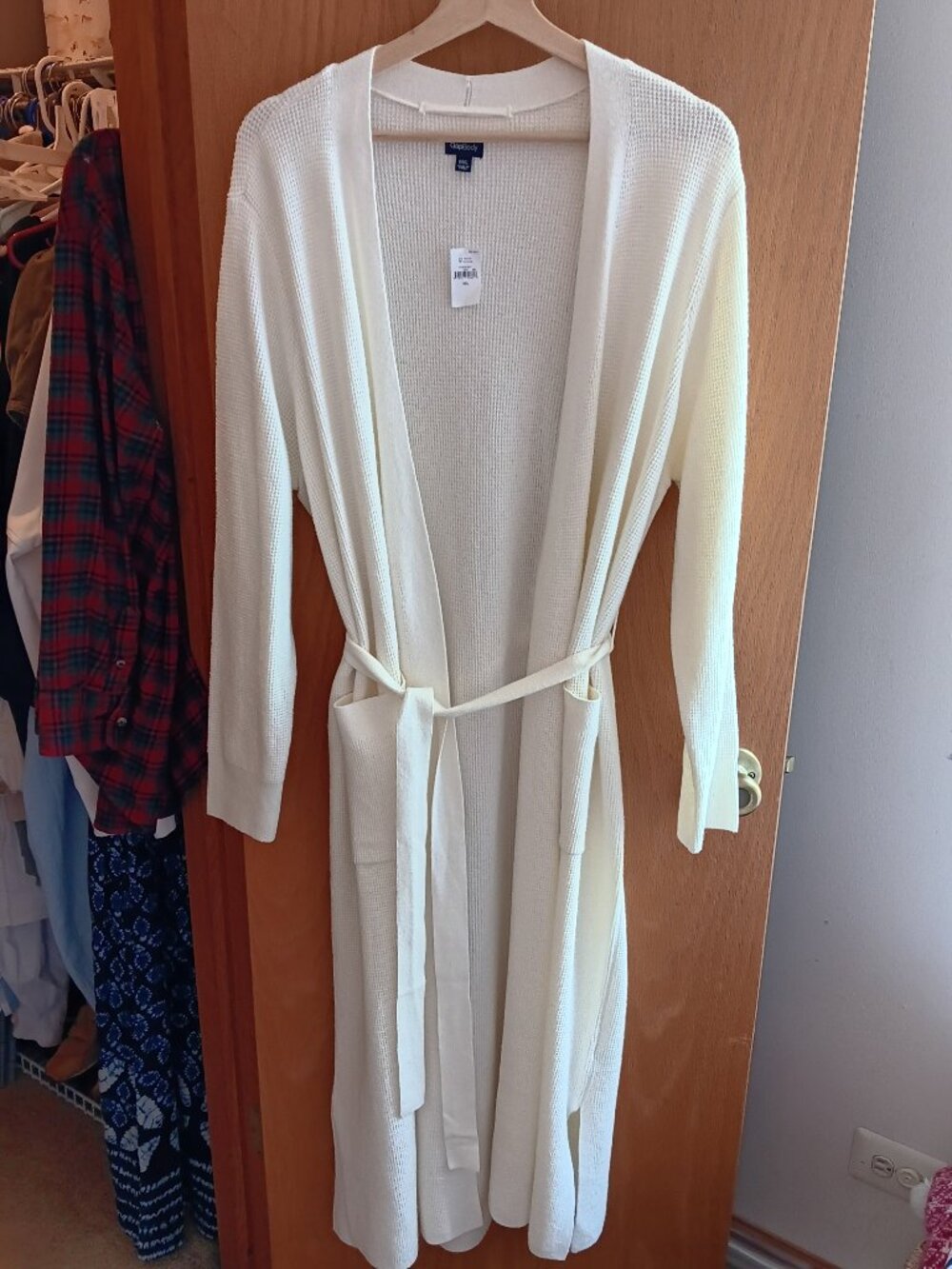Gap CashSoft Cream Robe - Picture 2 of 4